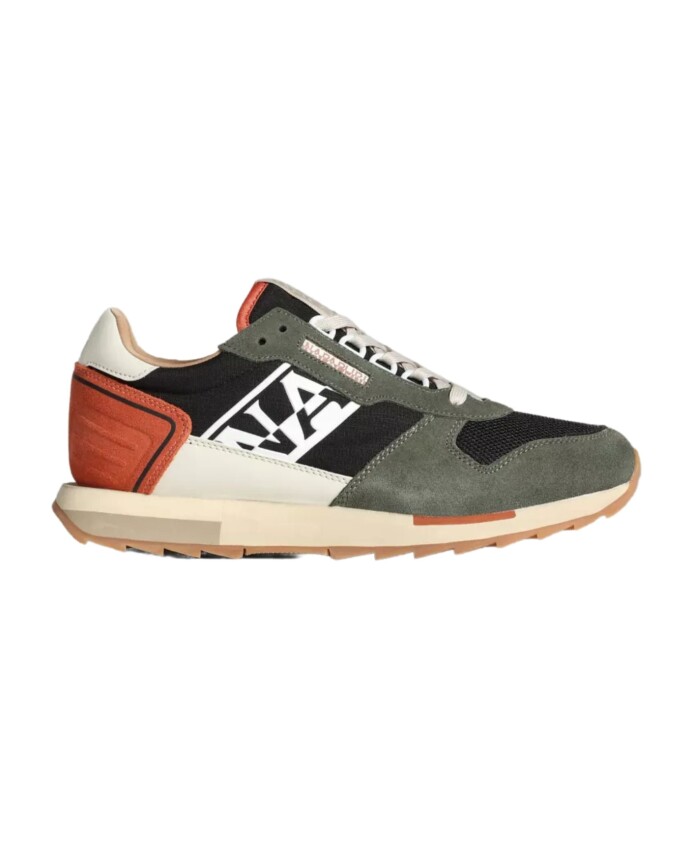 green-leather-suede-sneakers