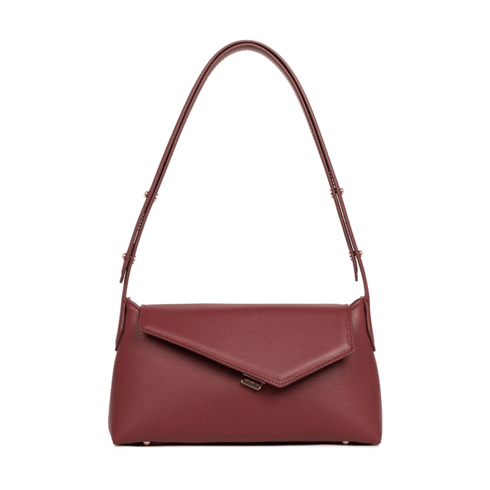 Lancaster Women's Red Handbags, One Size, Flap Crossbody Bag Zoé 2.0 Bordeaux