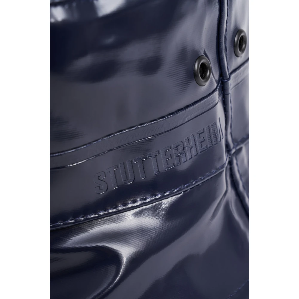 Stutterheim Opal Waterdichte Bucket Hoed Blue Unisex