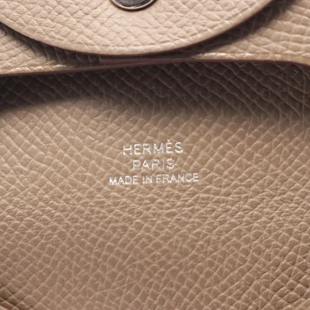 Hermès Vintage Pre-owned Leather wallets Brown Dames