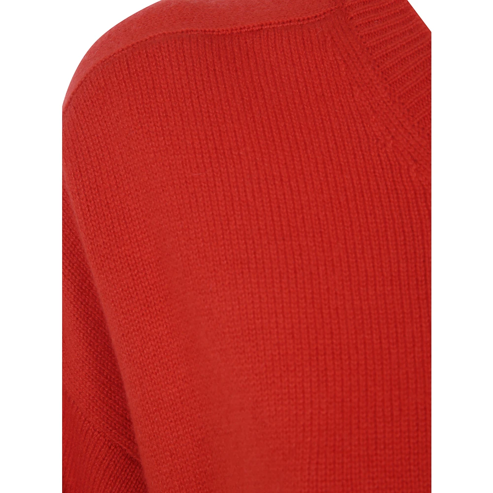 Loulou Studio Gezellige Gebreide Trui Red Dames