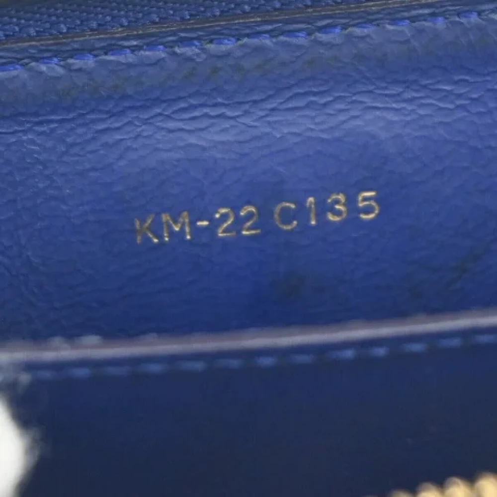 Salvatore Ferragamo Pre-owned Leather wallets Blue Dames