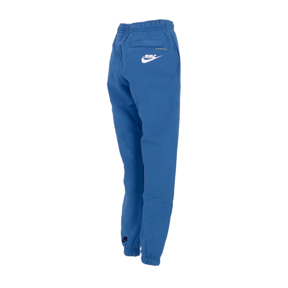 Nike Marina Blue Black Fleece Trainingsbroek Blue Heren