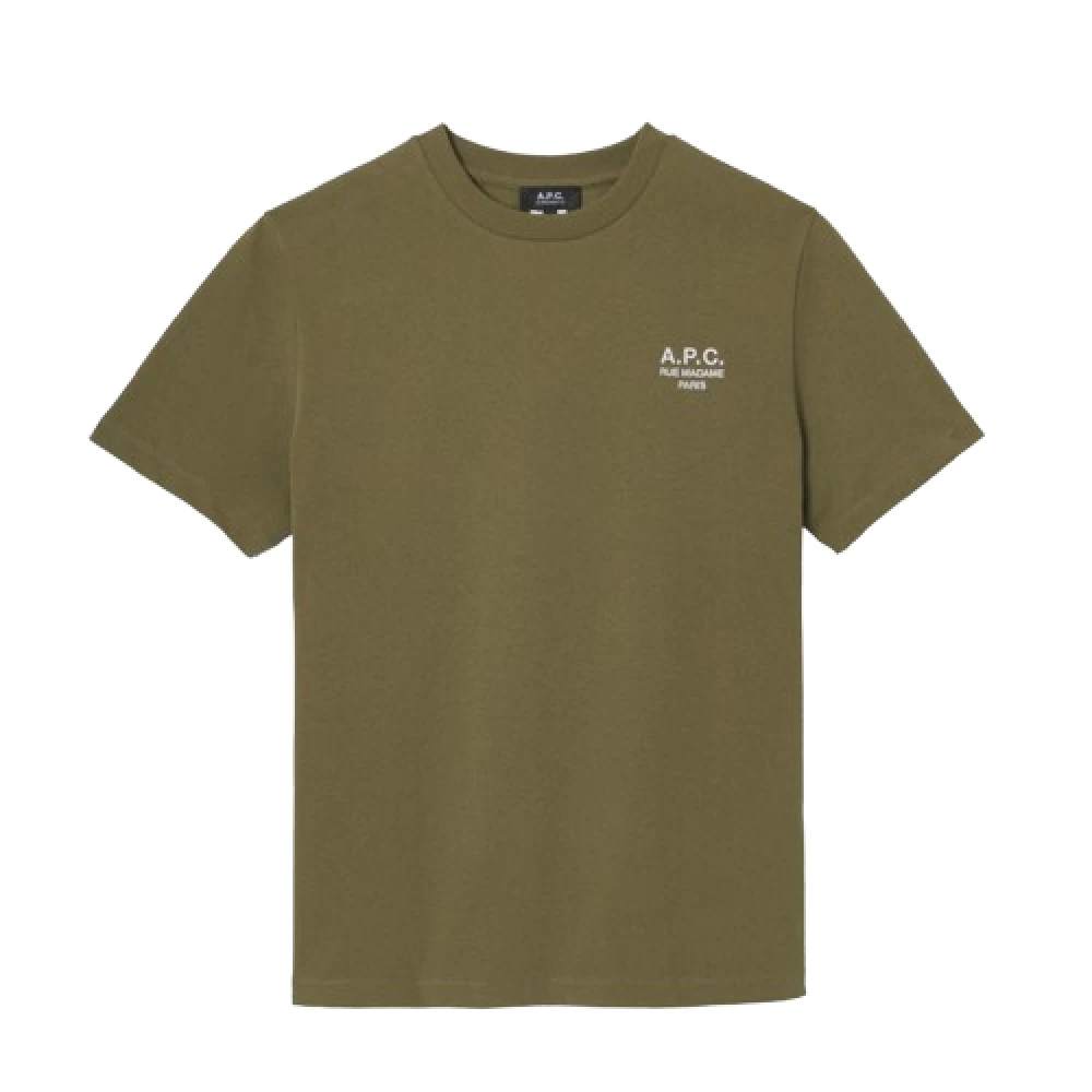 A.p.c. - Tops > T-Shirts - Green - A.p.c. - Modalova