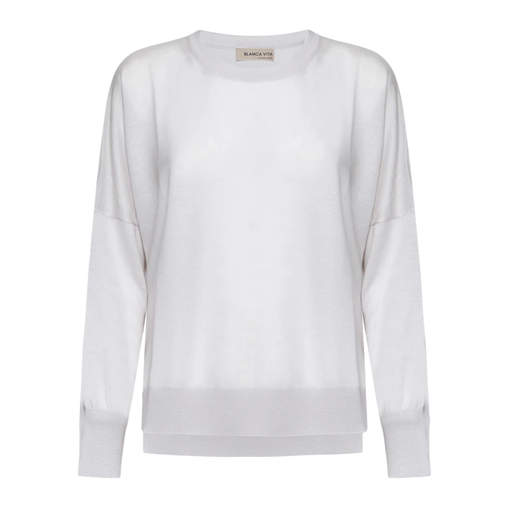 Blanca Vita Grijze Sweater Collectie Gray Dames