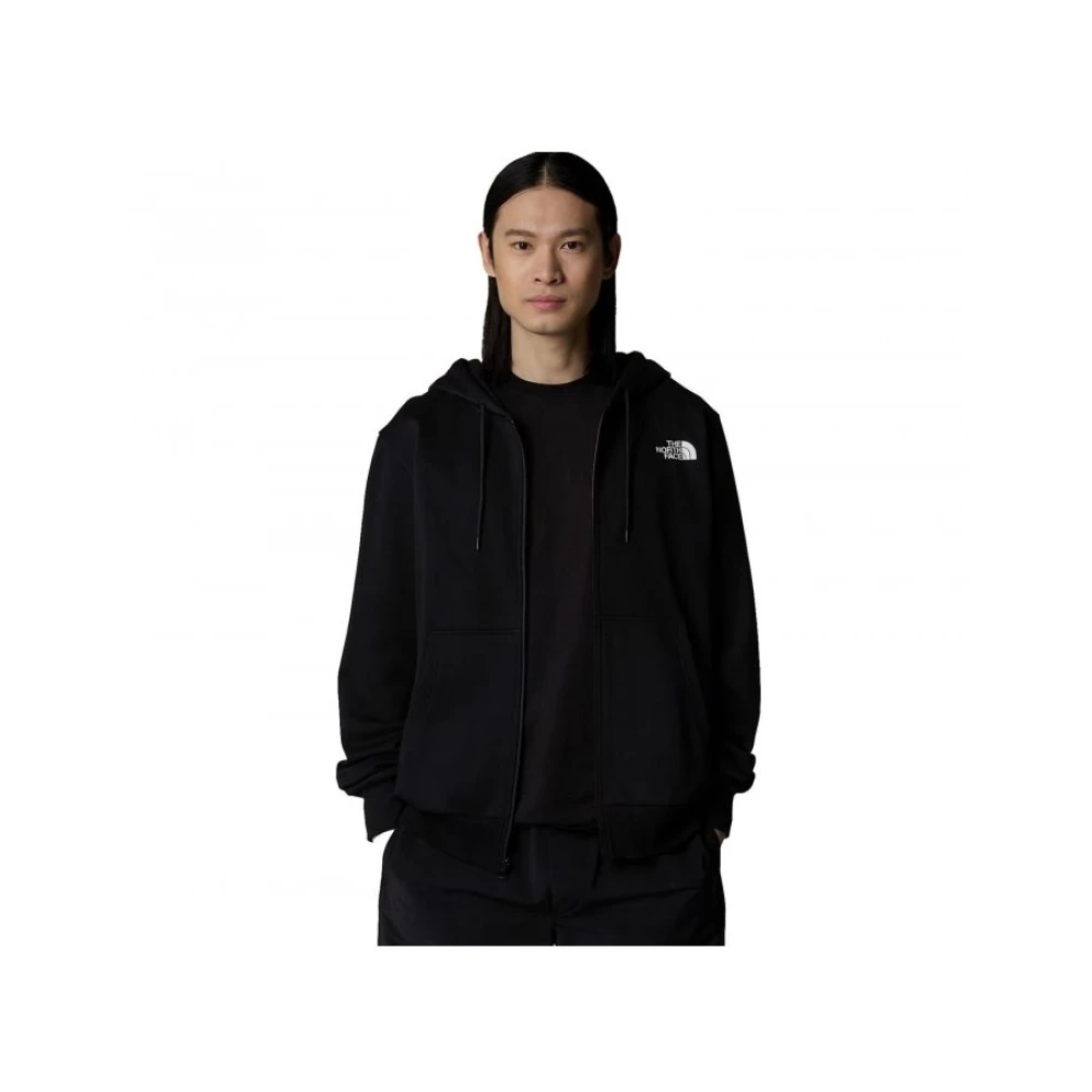 The North Face Eenvoudige Dome Volledige Rits Hoodie Black Heren
