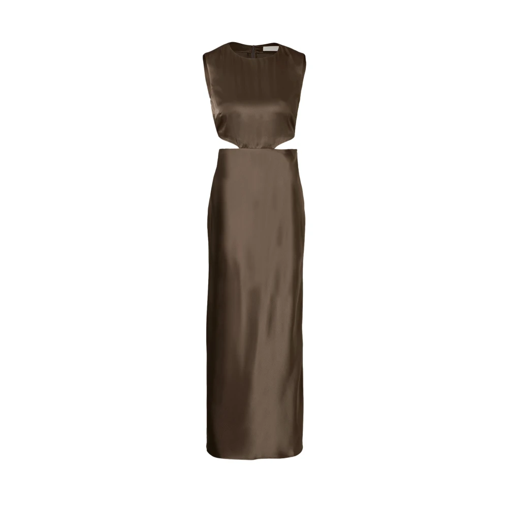 Wakakuu Icons Elegante Celina-jurk voor vrouwen Beige Dames