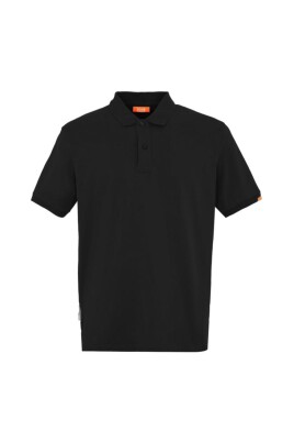 black-polo-shirt-and-stretch-trousers-set