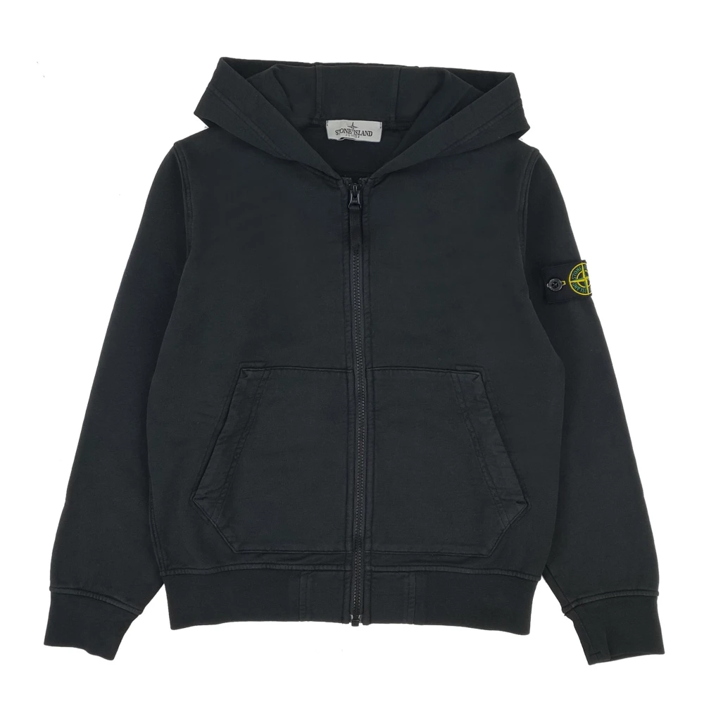 Stone Island Black Kids Sweatshirts, Male, 8 Y, Joggers