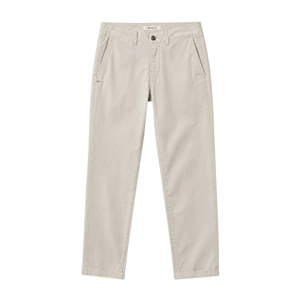 40Weft Herren Beige Hosen, Mgröße: