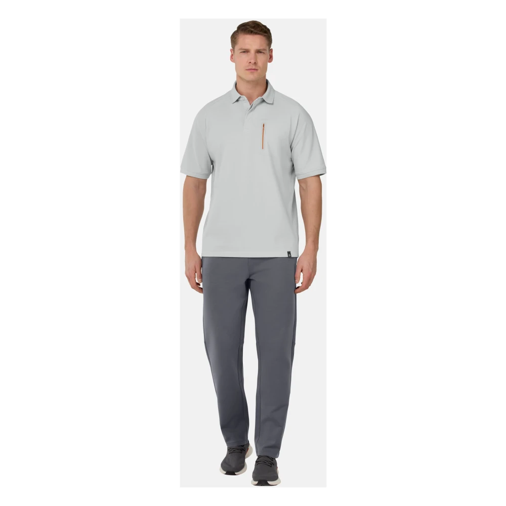 Boggi Milano Lichte Scuba Katoenen Blend Broek Black Heren