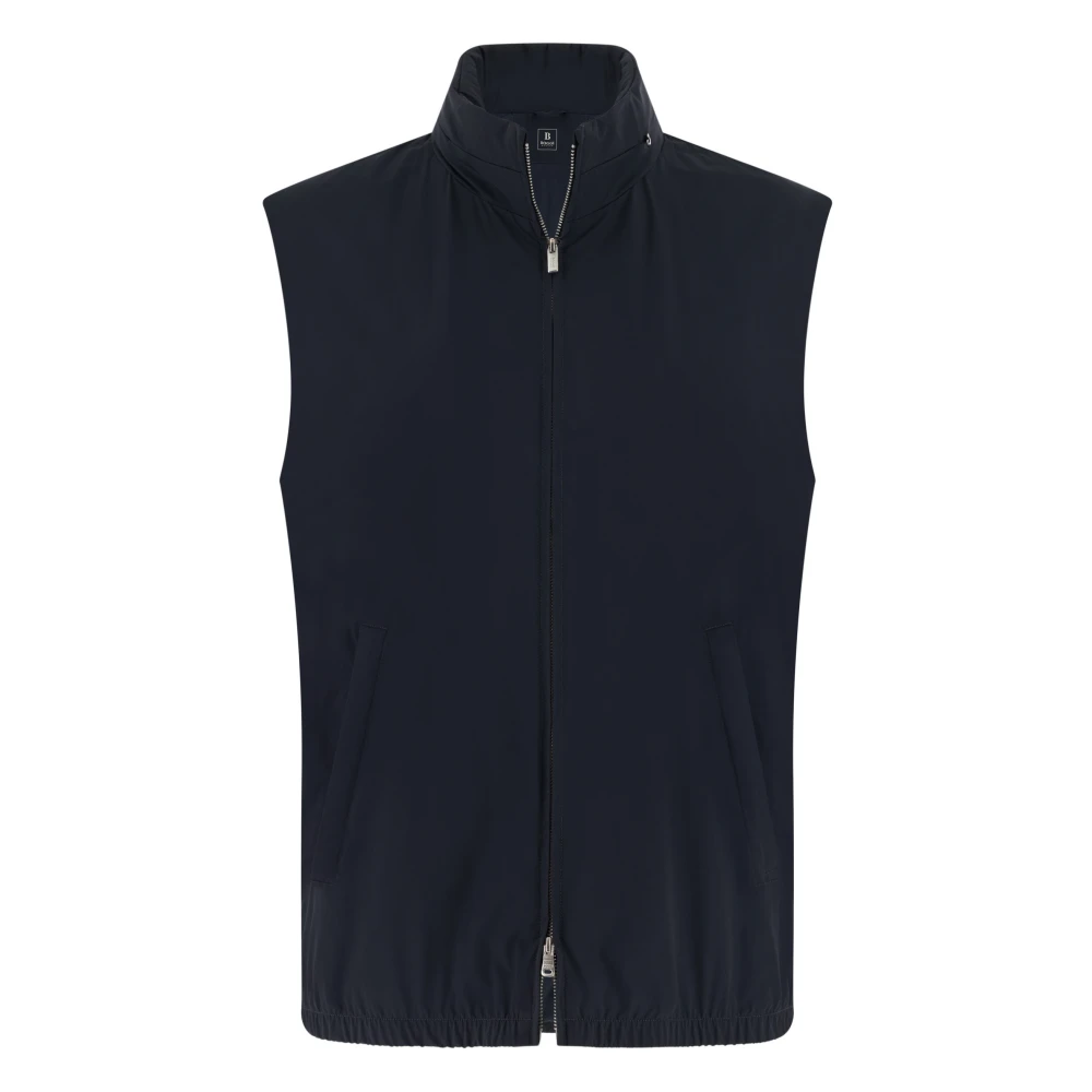Boggi Milano Uomo Blu - B Tech Gilet In Tessuto Tecnico - Jackets - L