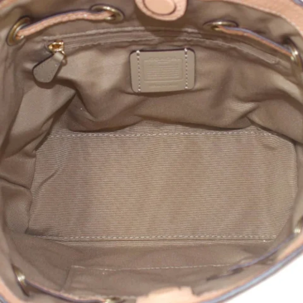 Coach Pre-owned Fabric handbags Orange Dames