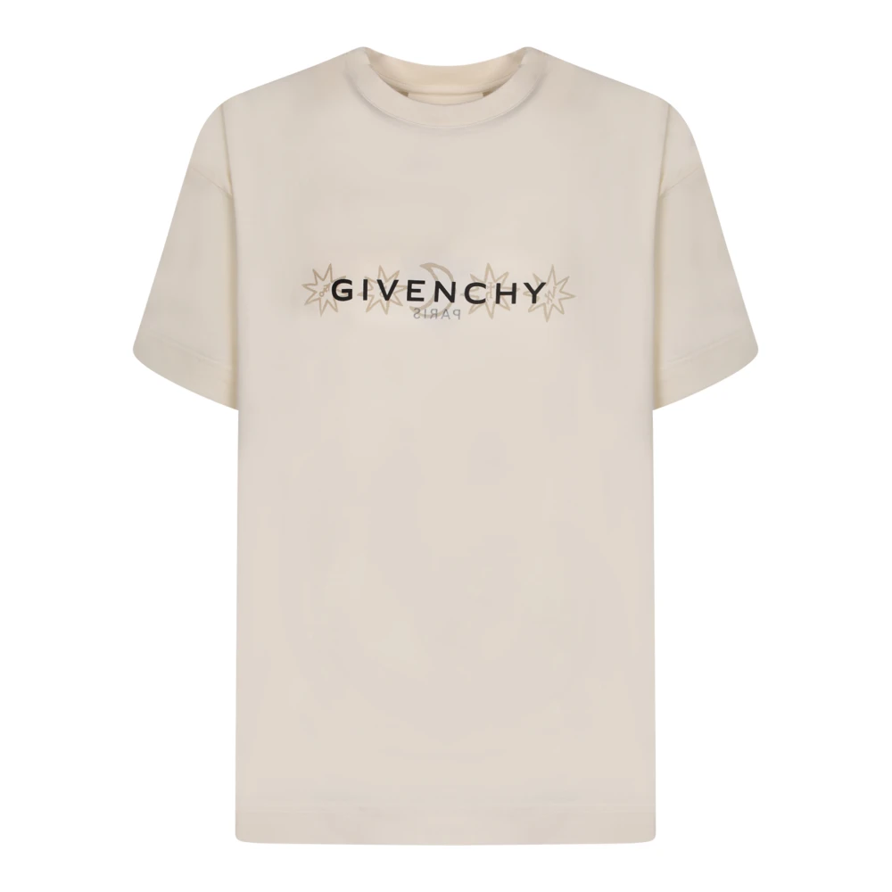 Givenchy Witte T-shirts & Polo's voor Mannen Beige Heren