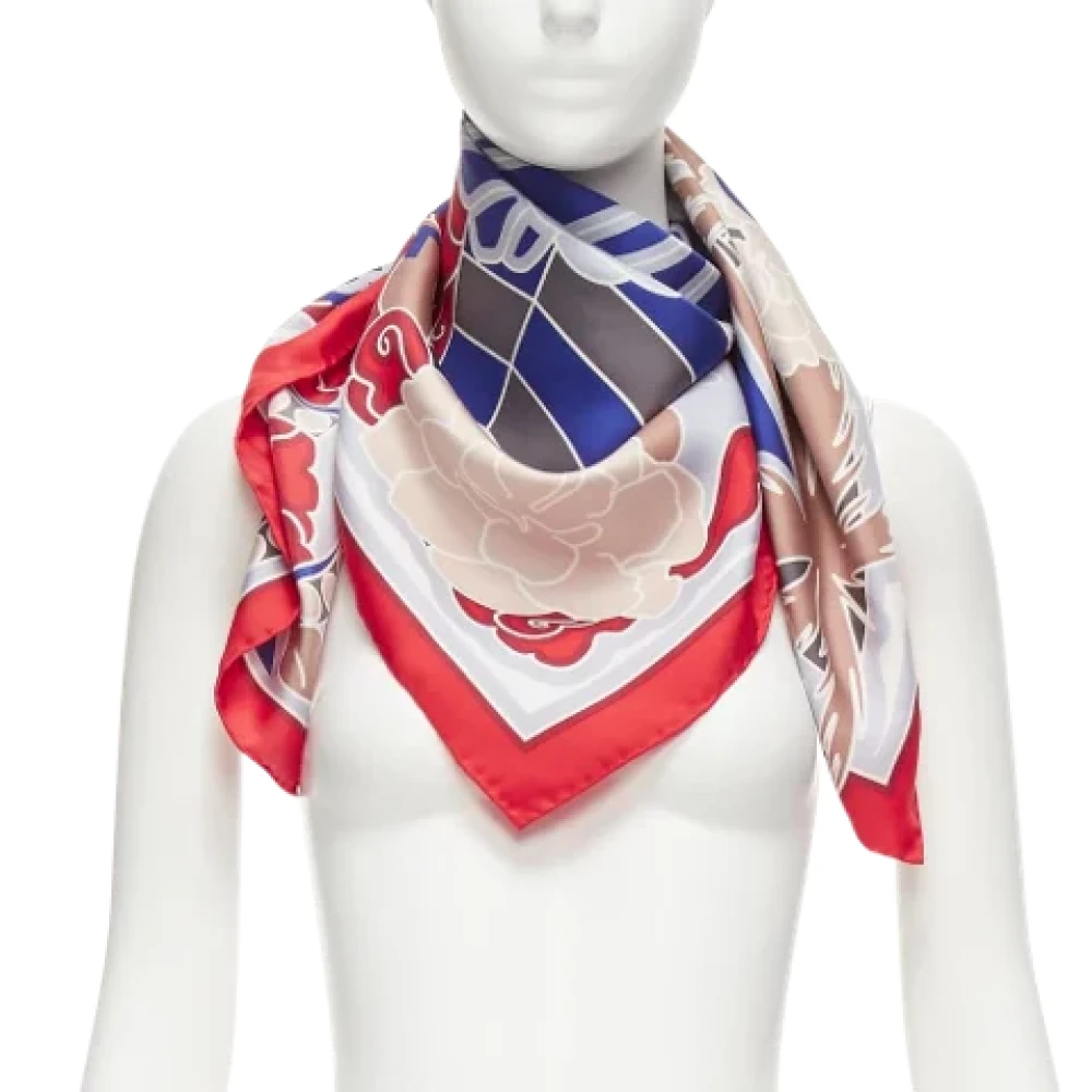 Chanel Vintage Pre-owned Silk scarves Multicolor Dames