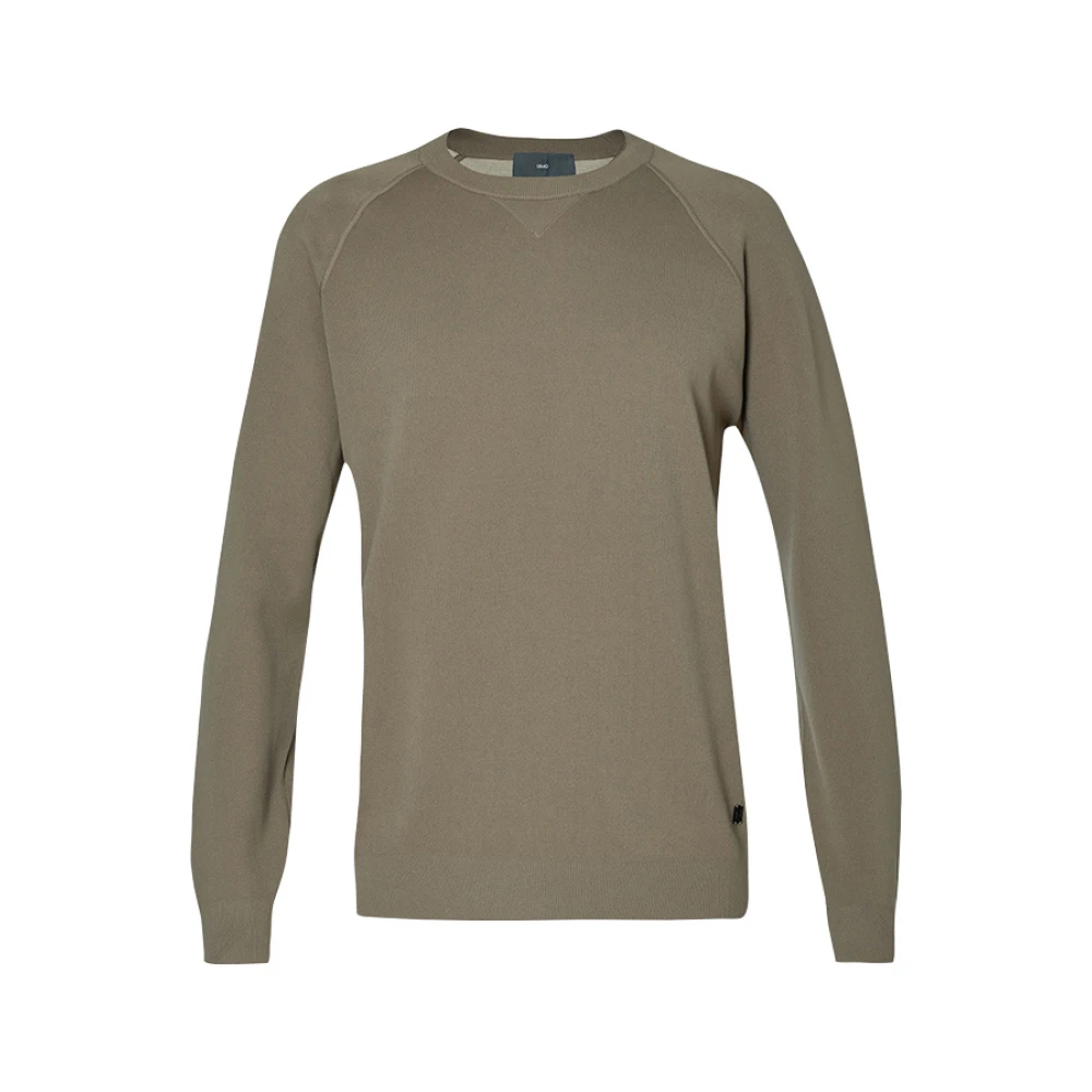 Liu Jo Groene Trui Moderne Casual Stadsstijl Green Heren