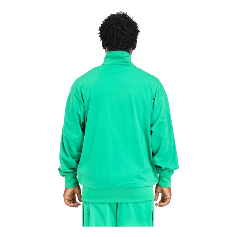 adidas Originals Groene Firebird Rits Sweater Mannen Green Heren