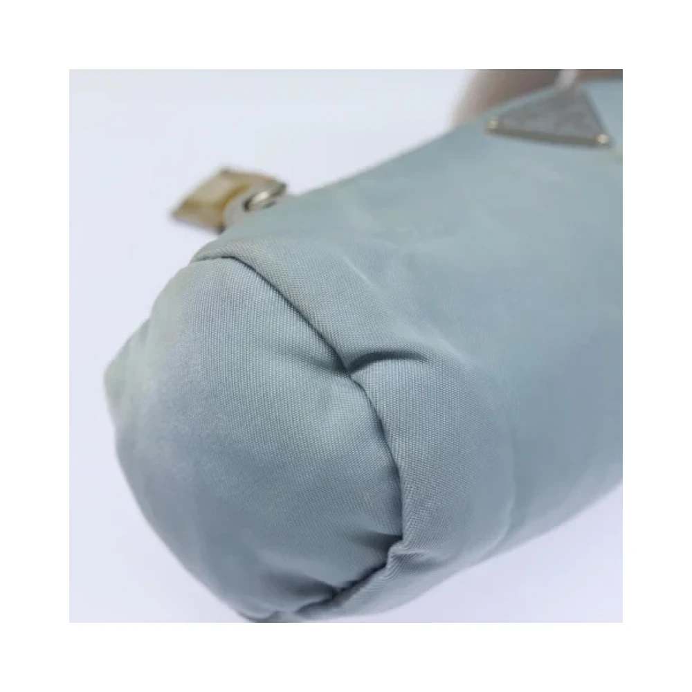 Prada Vintage Pre-owned Nylon prada-bags Blue Dames