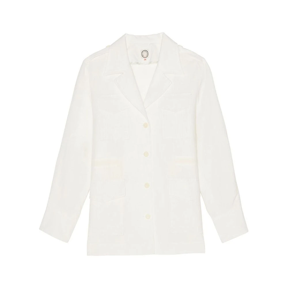 Ines De La Fressange Paris Cream Neva jacket White Dames