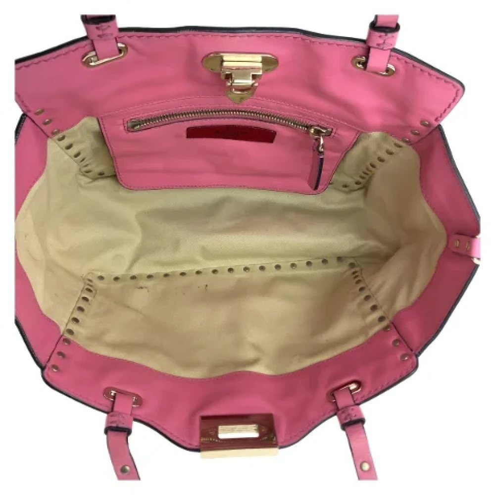 Valentino Vintage Pre-owned Leather handbags Pink Dames
