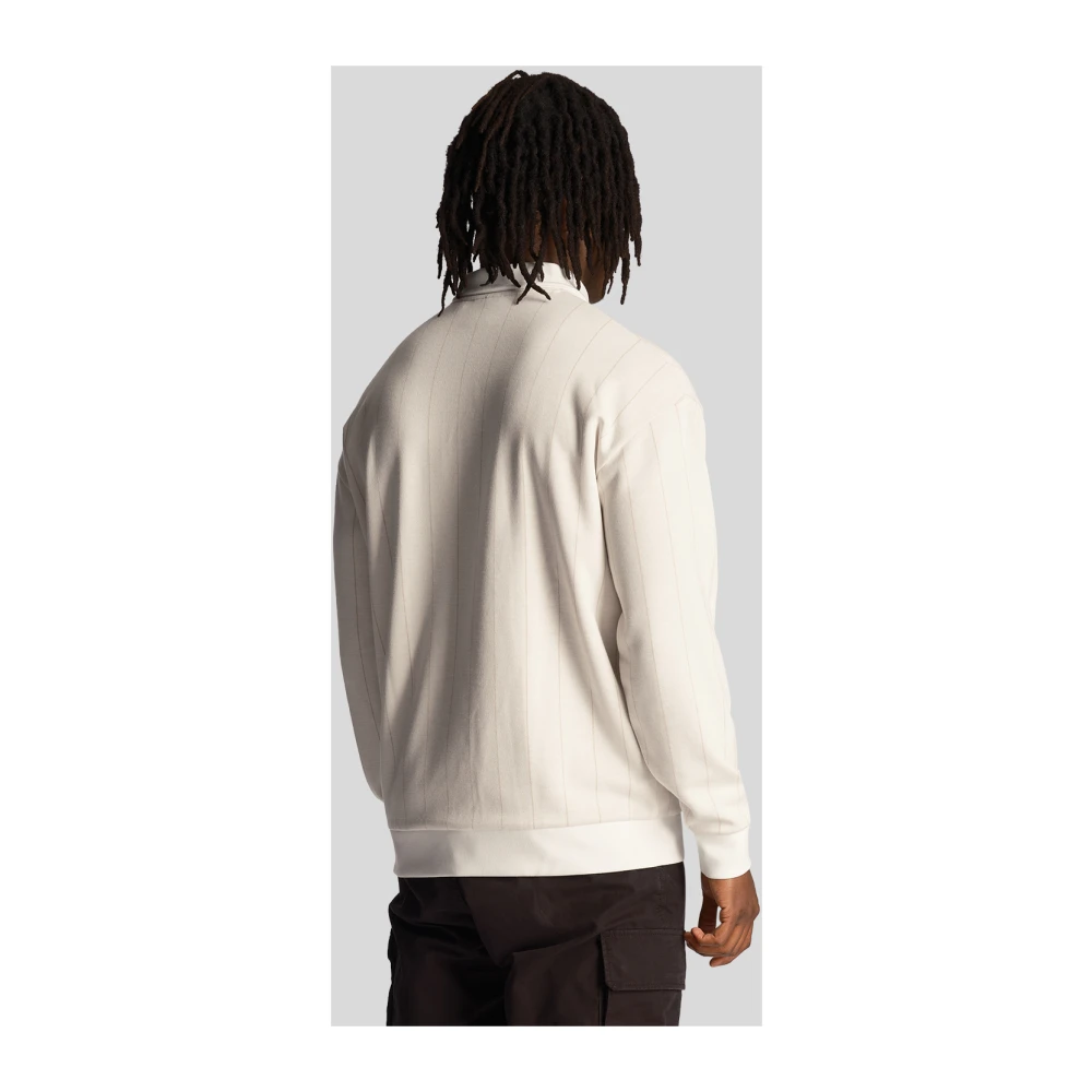 Lyle & Scott Pinstripe Kraag Sweatshirt Beige Heren