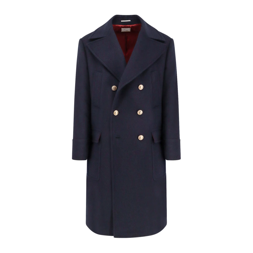 Coats > Double-Breasted Coats - - Brunello Cucinelli - Modalova