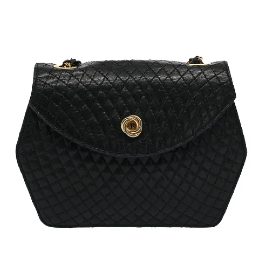 Bally Pre-owned Leather shoulder-bags Black Dames