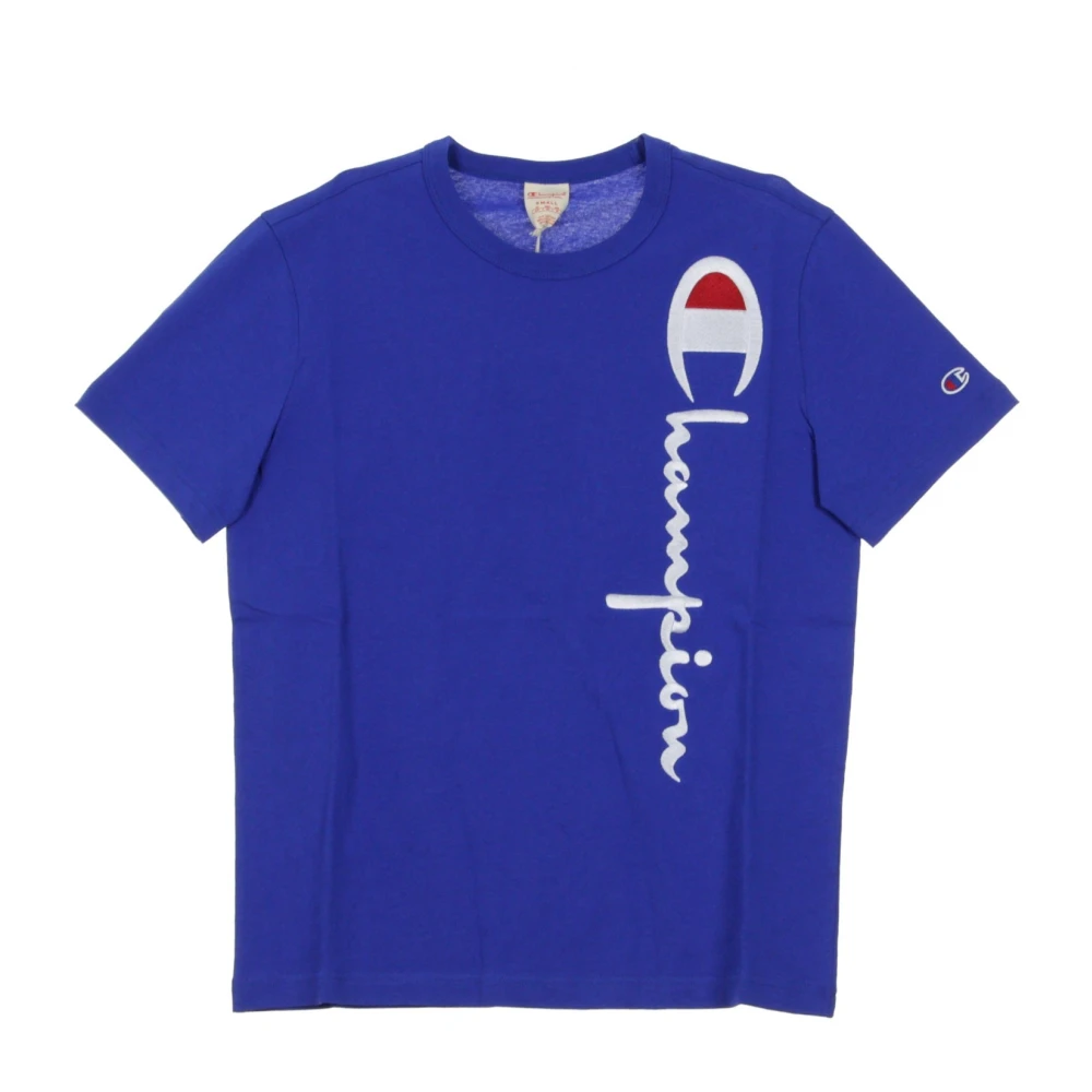 Champion Men's Blue Crewneck Tee
