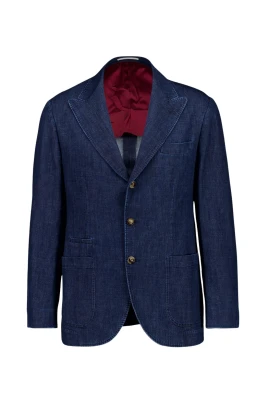 Medium Denim Deconstructed Blazer