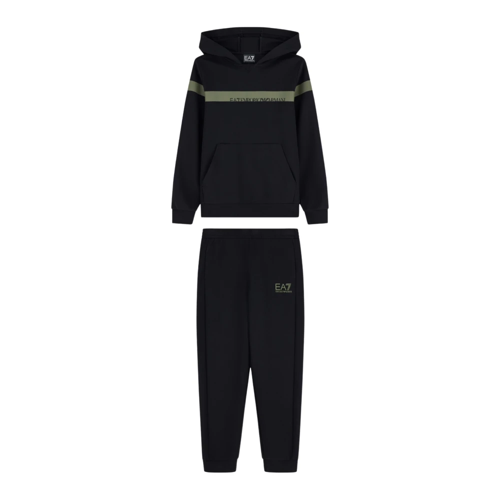 Emporio Armani Ea7 Train Extended Logo Tracksuit - Unisex - Kids Sport Sets - Black - 8 Y | 128 Cm - Kids - Image 3