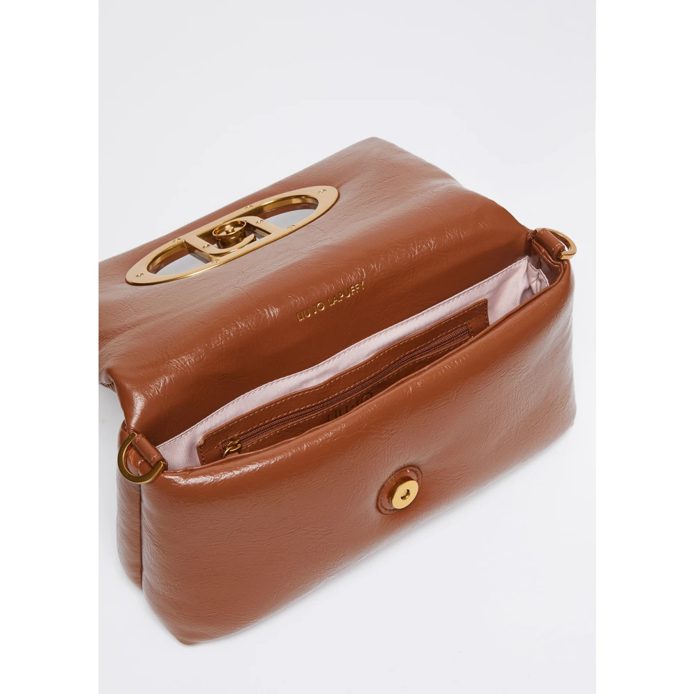 Liu Jo Stijlvolle Puffy Tas Brown Dames