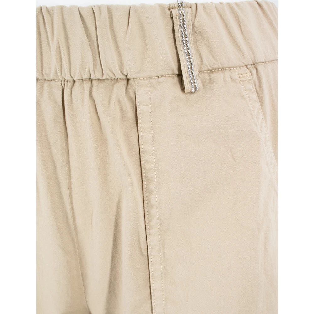 Panicale Wide Trousers Beige Dames