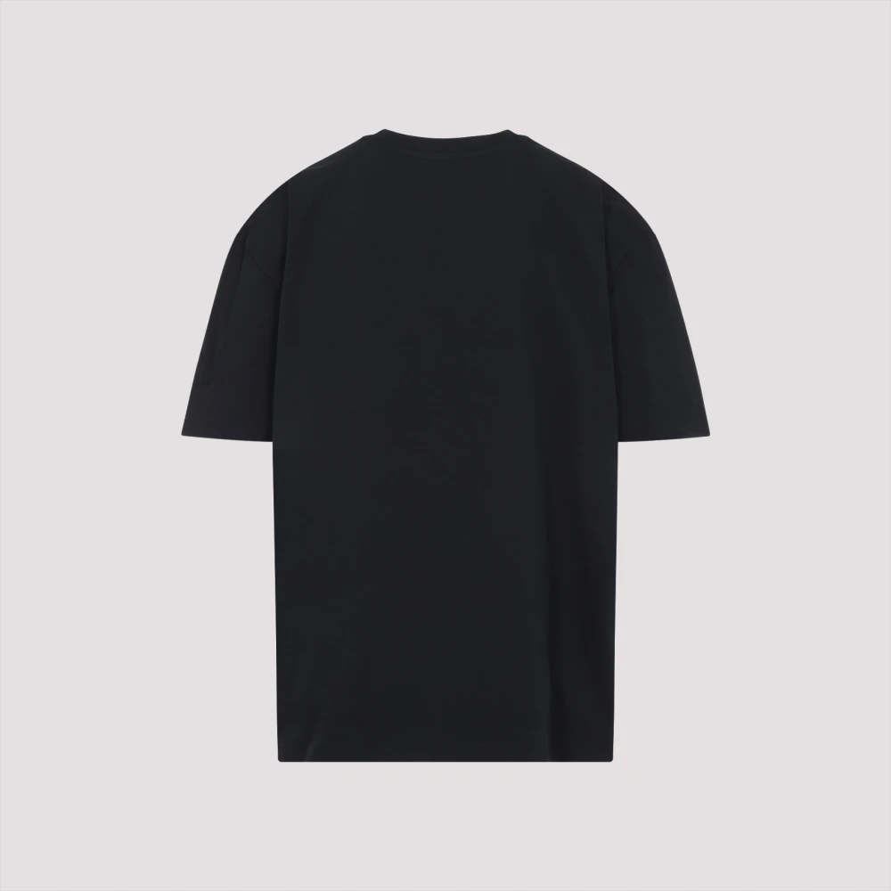 Acne Studios Katoenen T-shirt in Zwart Black Heren
