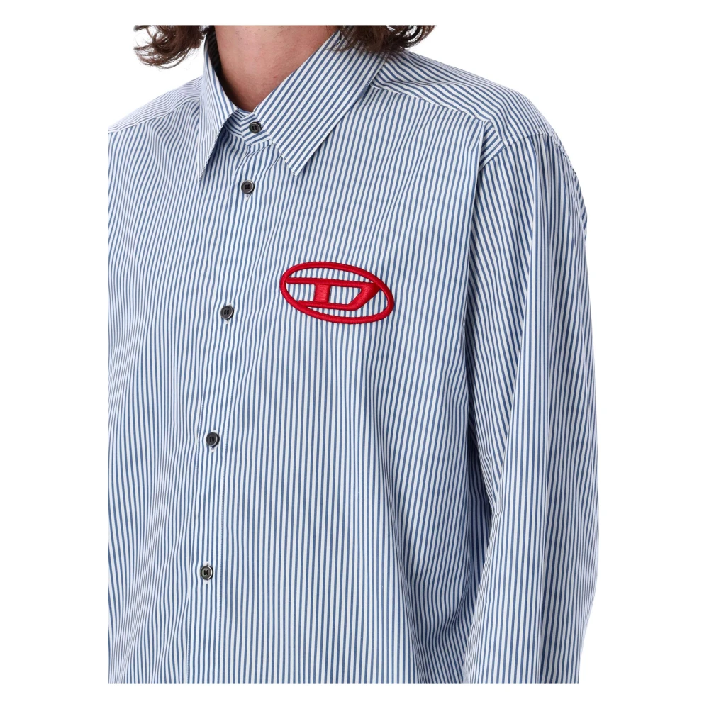 Diesel Elegant Simply Shirt Blue Heren