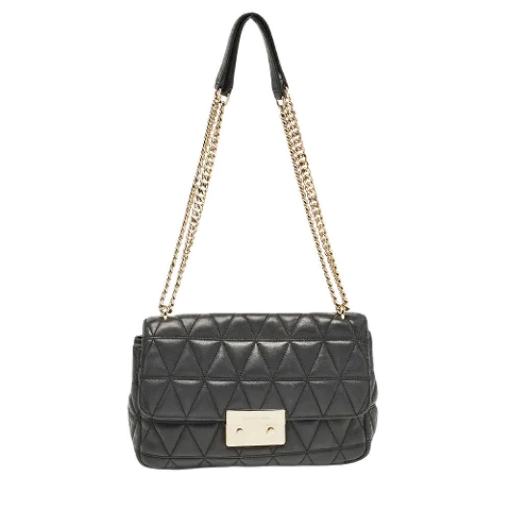 Michael Kors Pre-owned Leather shoulder-bags Black Dames