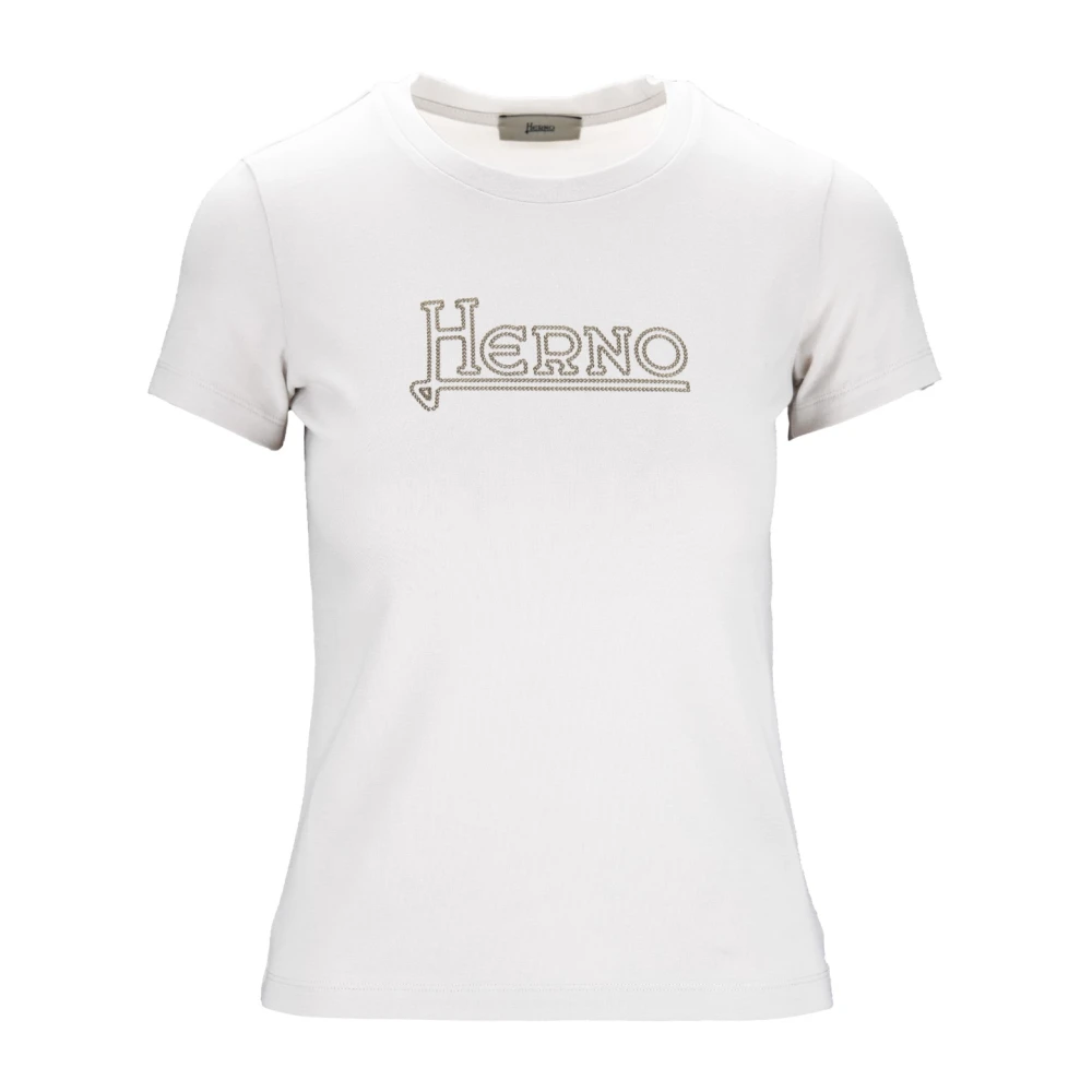 Herno - Tops > T-Shirts - White - Herno - Modalova
