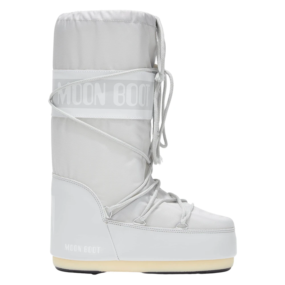 Moon Boot Unisex Kids Gray Icon Boots - Kids Boots - 23 Eu - Kids