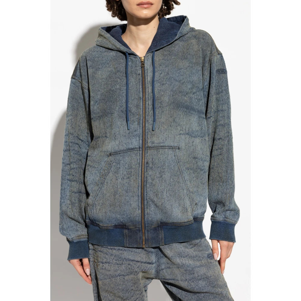 Diesel Hoodie D-Hari-Fsf Blue Heren