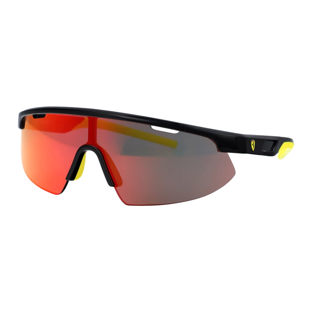 Ferrari Unisex Black Sunglasses, 41 Mm, Fz6004u Sunglasses