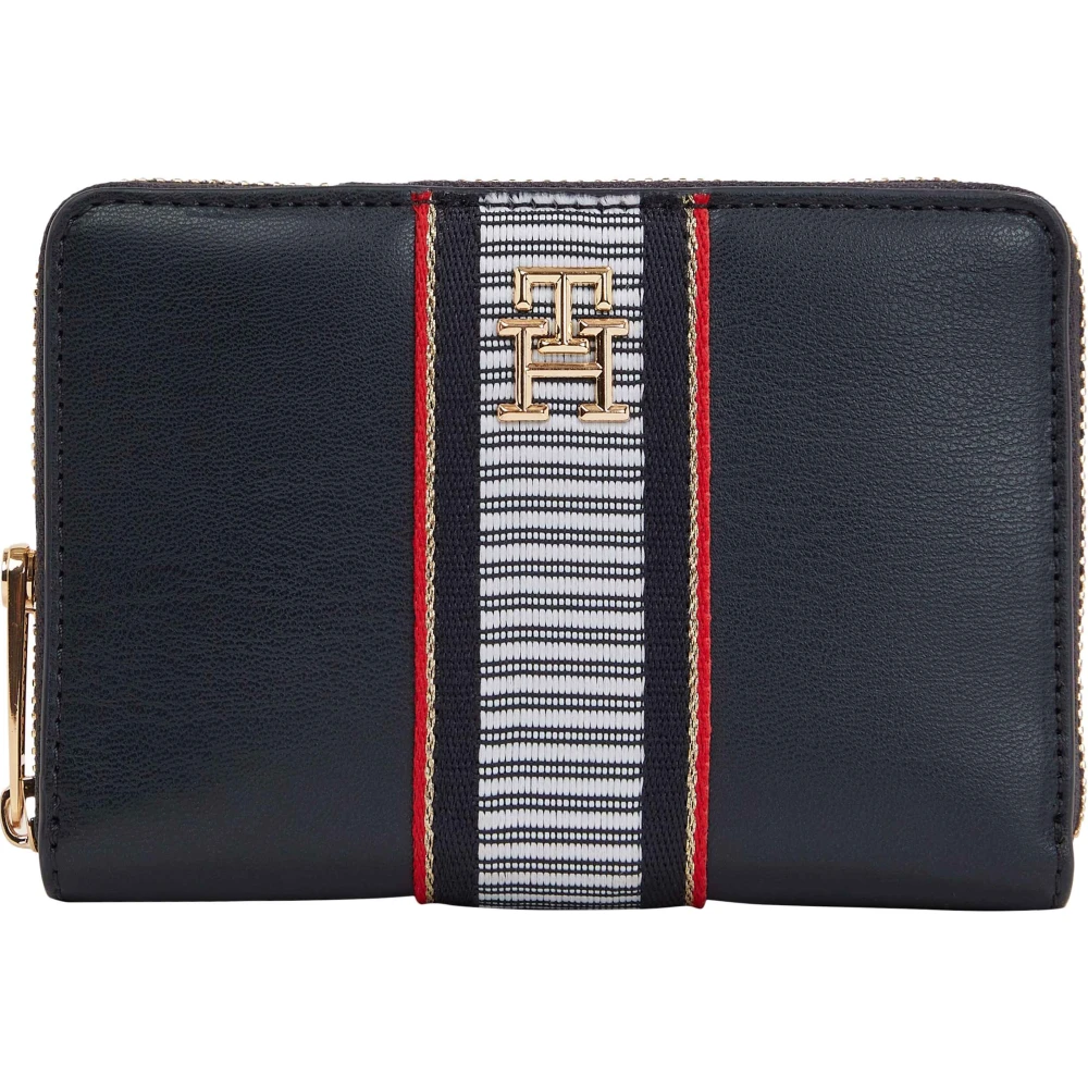 Tommy Hilfiger Ritsportemonnee Frisse Stijl Blue Dames