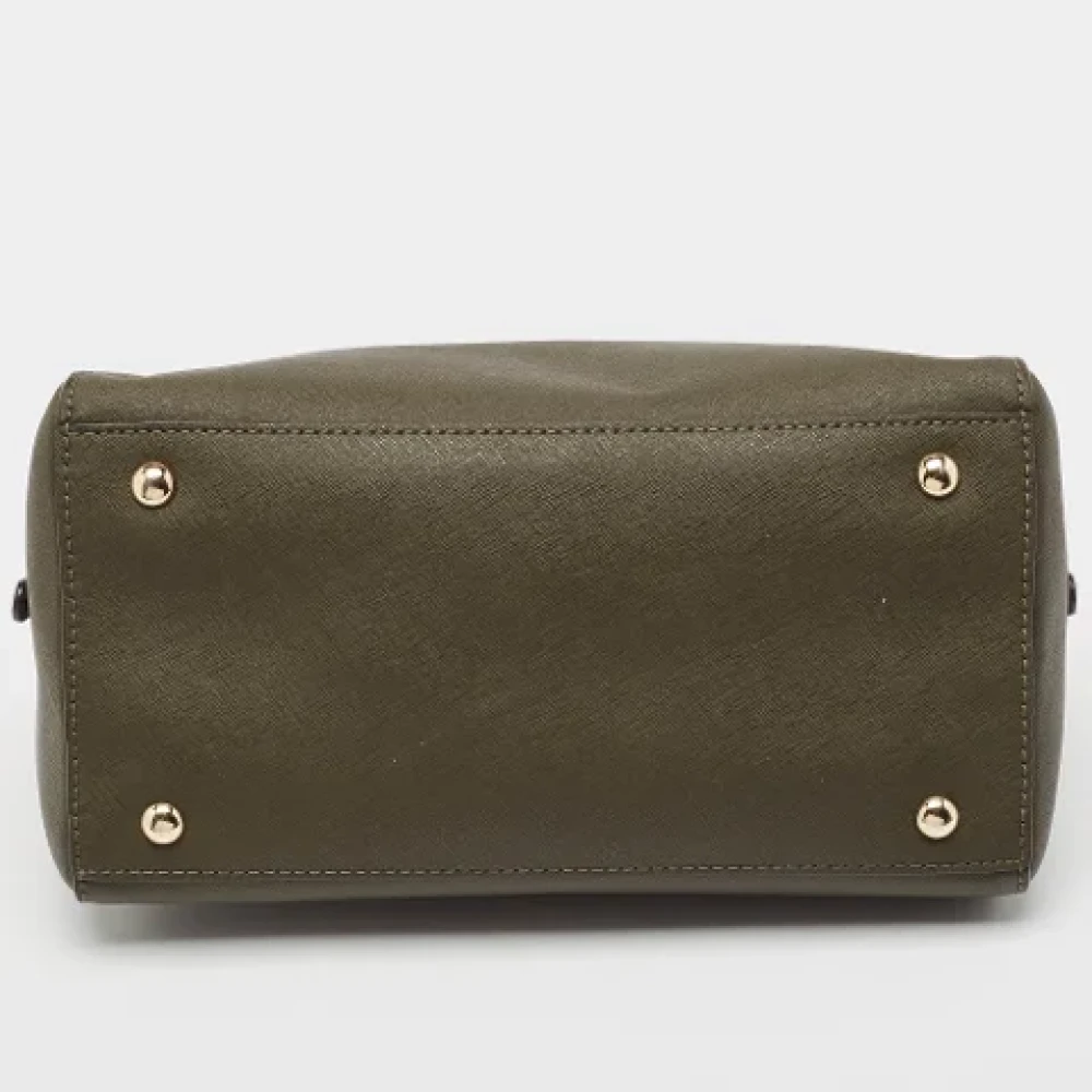 Michael Kors Pre-owned Leather handbags Green Dames
