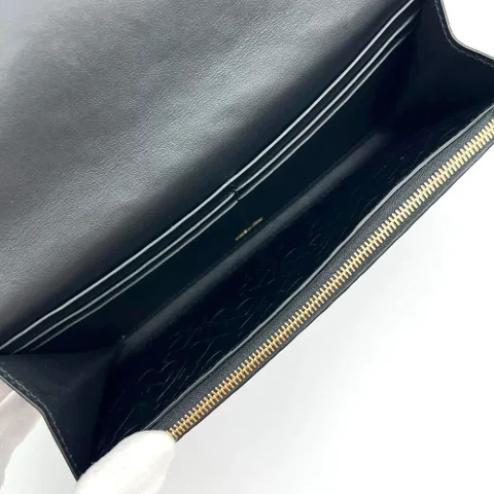 Burberry Vintage Pre-owned Leather wallets Black Dames