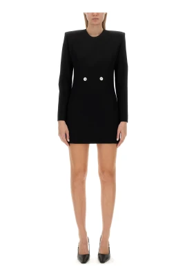 Virgin Wool Mini Dress