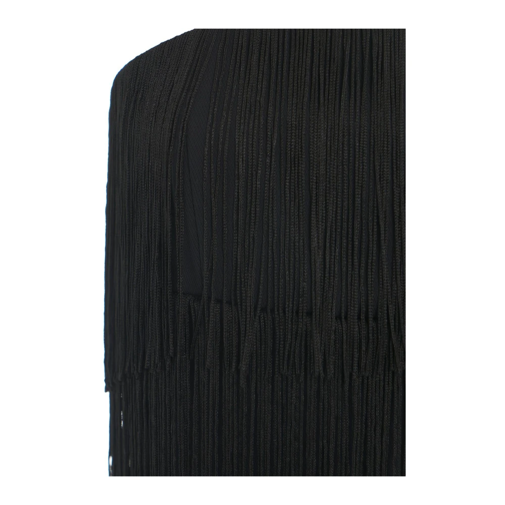 Kaos Zwarte Franje Overall Aw24 Black Dames
