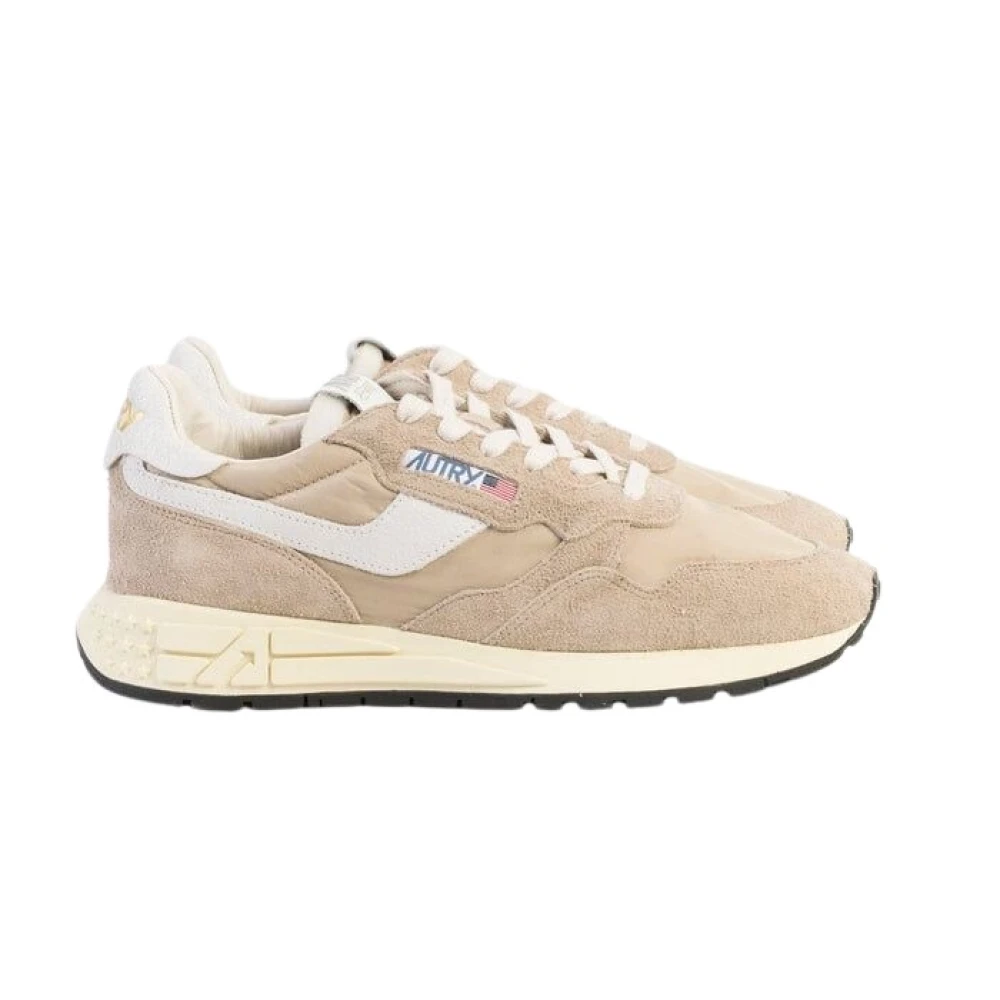 Autry Casual Sneaker Schoenen voor Mannen Beige Heren