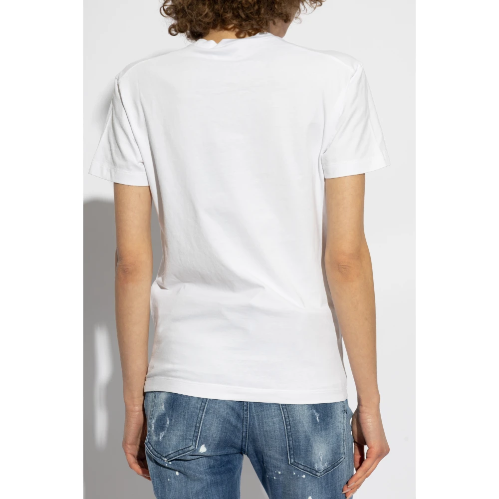 Dsquared2 T-shirt met print White Dames