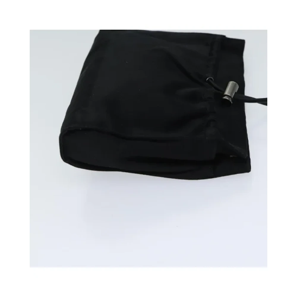 Prada Vintage Pre-owned Satin prada-bags Black Dames