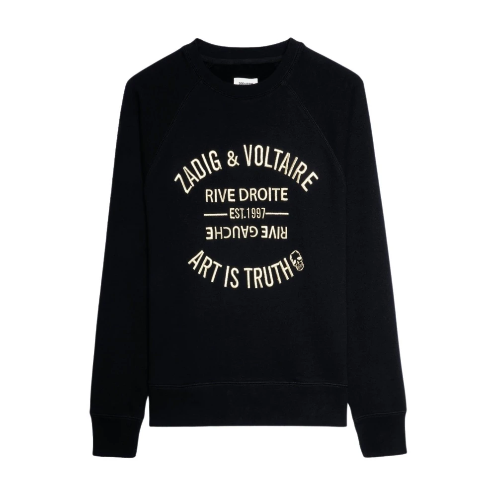 Zadig & Voltaire Geborduurde Sweatshirt Zwart Black Dames