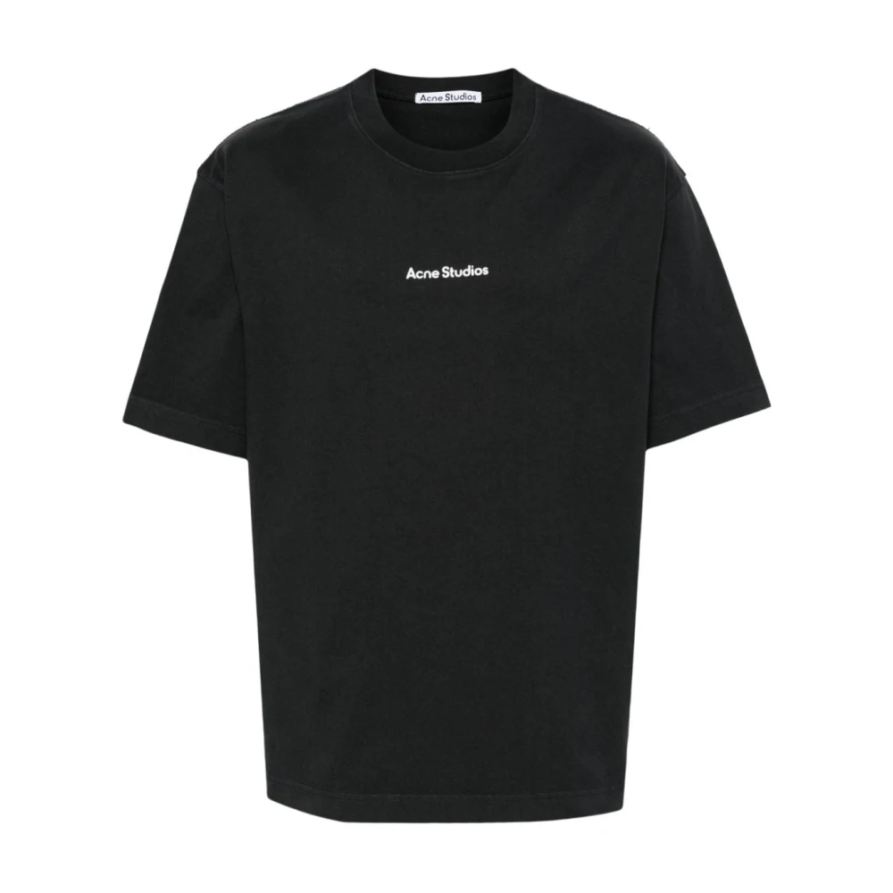 Acne Studios Casual Katoenen T-shirt Black Heren