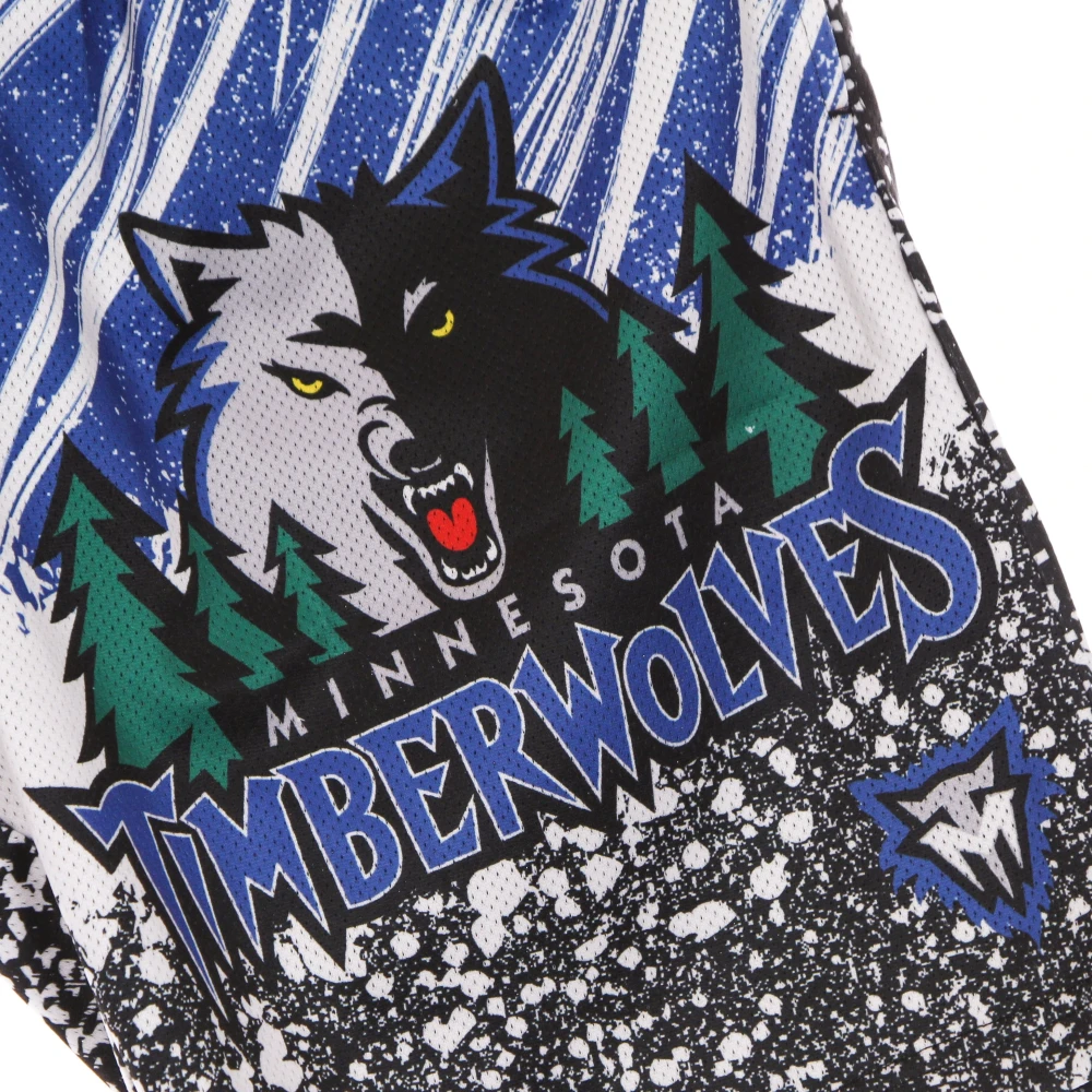 Mitchell & Ness NBA Jumbotron Sublimated Basketbalshorts Multicolor Heren